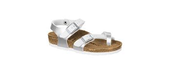 Taormina Birkenstock Birko-flor Narrow Detske Strieborne | SK 462LIS